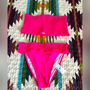 Beachsissi Smocked Two Pieces size Large NWT